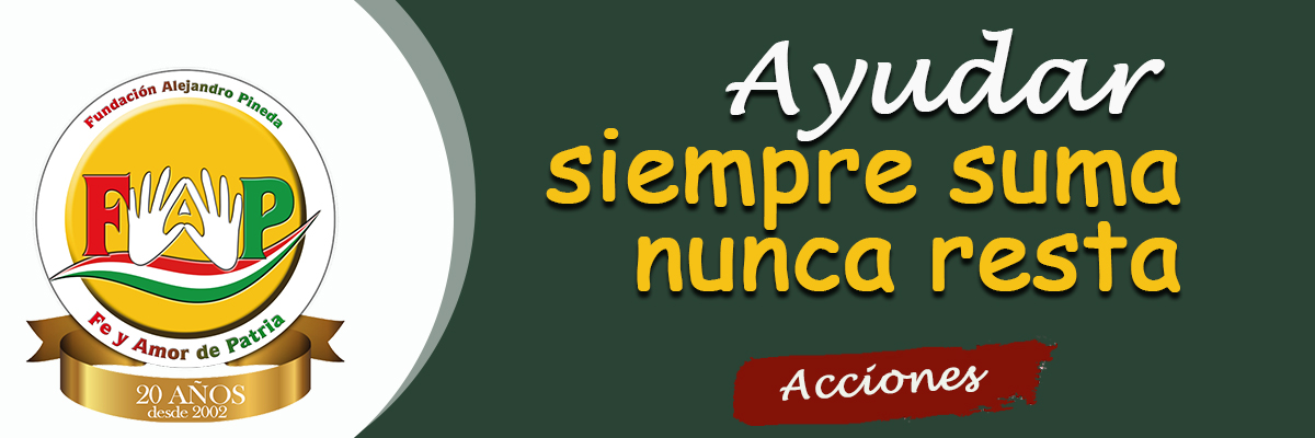 Baner ayudar siempre suma nunca resta